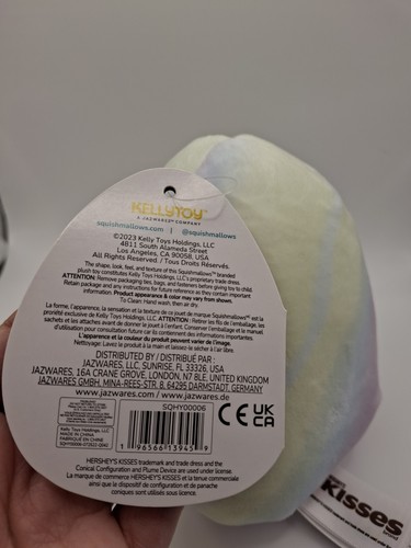 Squishmallows Hersey Kisses Sloth 5" Plush TAYLOR Purple Valentine's 2023 NEW - Picture 7 of 8