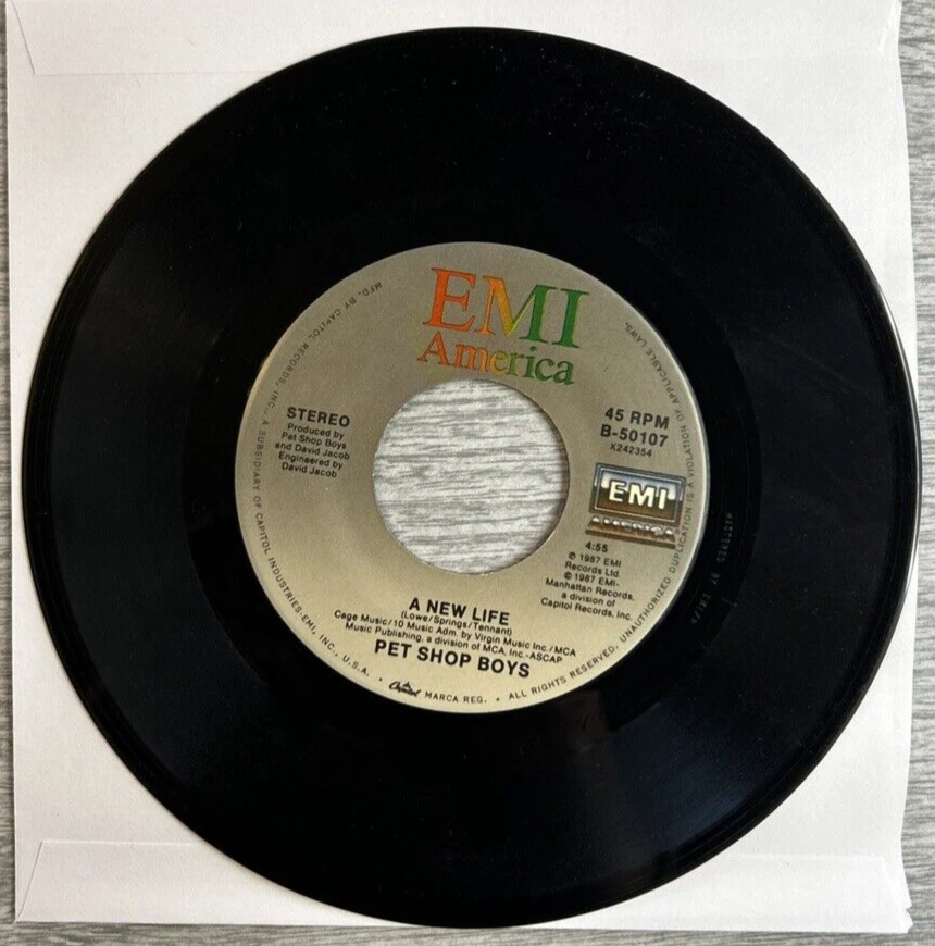 PET SHOP BOYS w/ DUSTY SPRINGFIELD "What Have I Done To Deserve This?" 1987 / 7" Foto 4 de 4