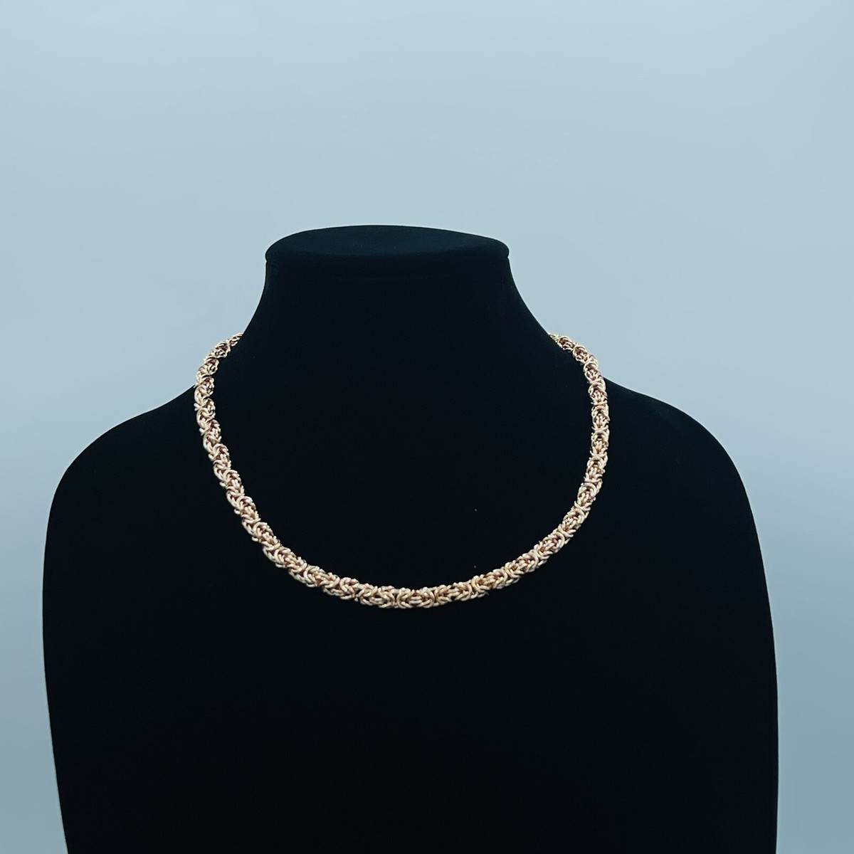 New Copper Byzantine Chain Necklace JTV 1/4” Wide 18” Long COP675