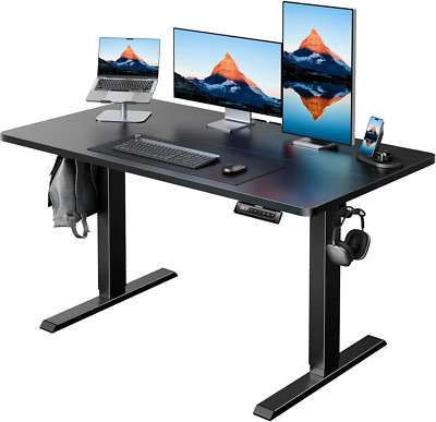 Adjustable 48'' Electric Standing Desk with Memory Settings & Cable Management