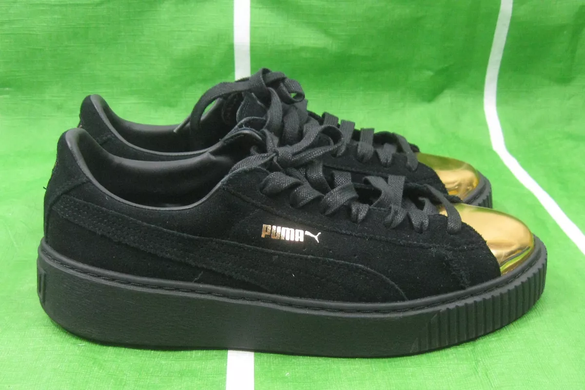 Puma black sales gold