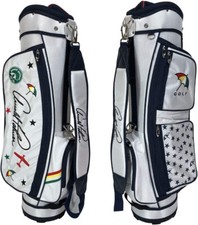 ARNOLD PALMER Golf Caddy Bag Lightweight 7.5 x 46 Inch 2.5kg White APCB-09J
