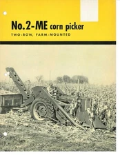IH International Farmall McCormick 2-ME 2 Row Corn Mounted Picker Brochure M SM