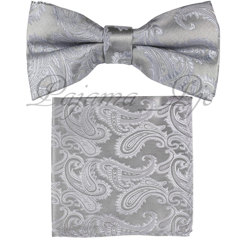 Pale blue flower bow tie and pocket square set | Le 31 | Shop Pocket