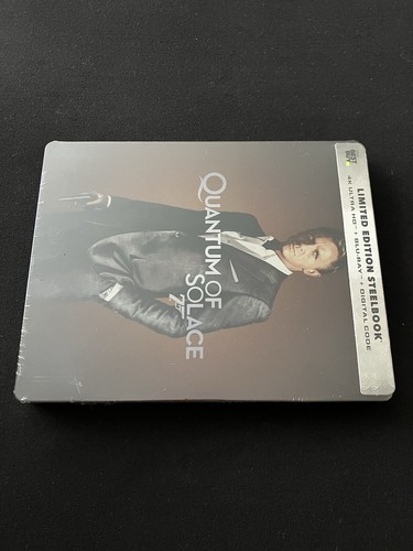 QuaNTuM of SoLaCe: 4K+blu ray+d/c Limited Ed. sTeeLBooK “OOP/MiNT” 💥BRaND NeW💥 - Picture 8 of 14