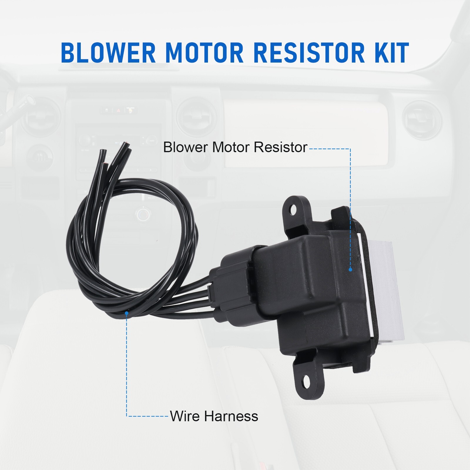 Heater Fan AC Blower Motor Resistor Control Module HVAC For Ford F150 ...