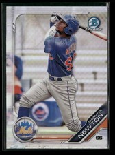 Shervyen Newton 2019 Bowman Draft #BDC-169 Chrome Refractor New York Mets