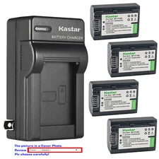 Kastar Battery Wall Charger for Sony NP-FV50 & Sony DCR-SX53 DCR-SX63 DCR-SX65