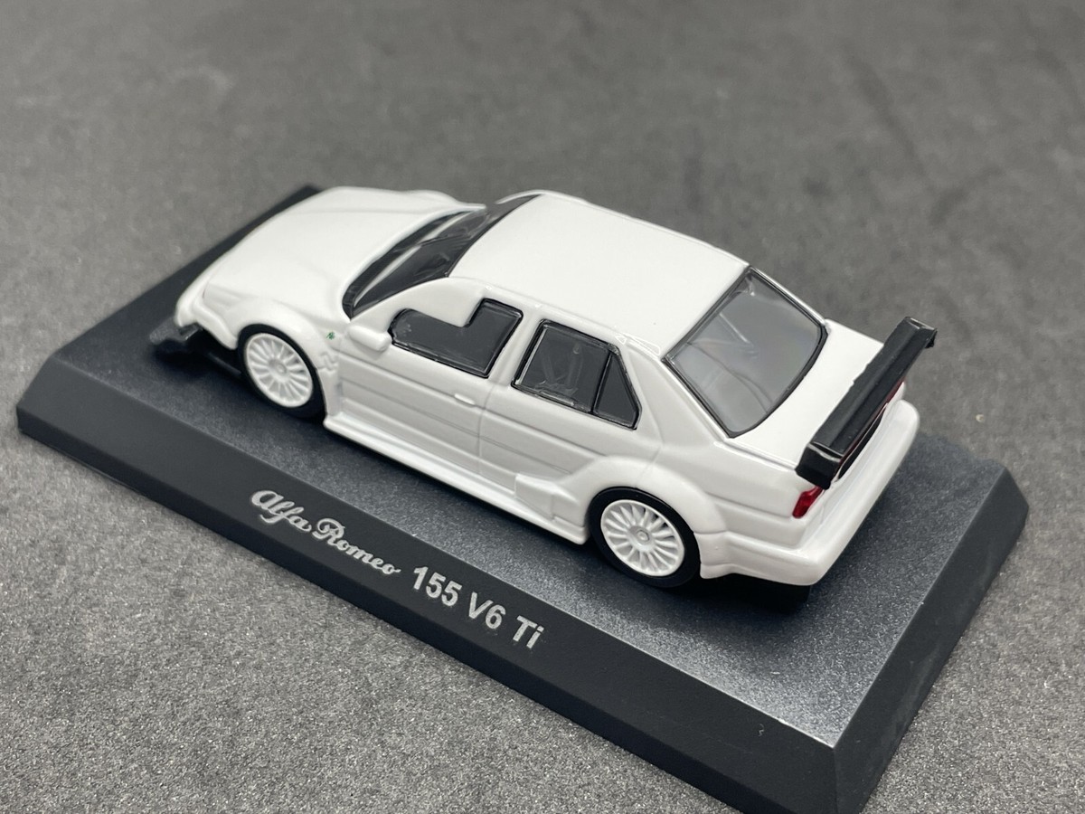 Kyosho 1/64 Alfa Romeo collection4 155 V6 TI White diecast model