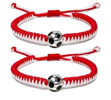 Soccer Bracelets for Men Women and Kids Soccer Fans Team Spirit Gifts For Boys