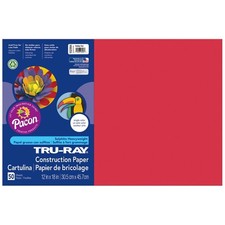 Tru-Ray Construction Paper 12x18" Holiday Red