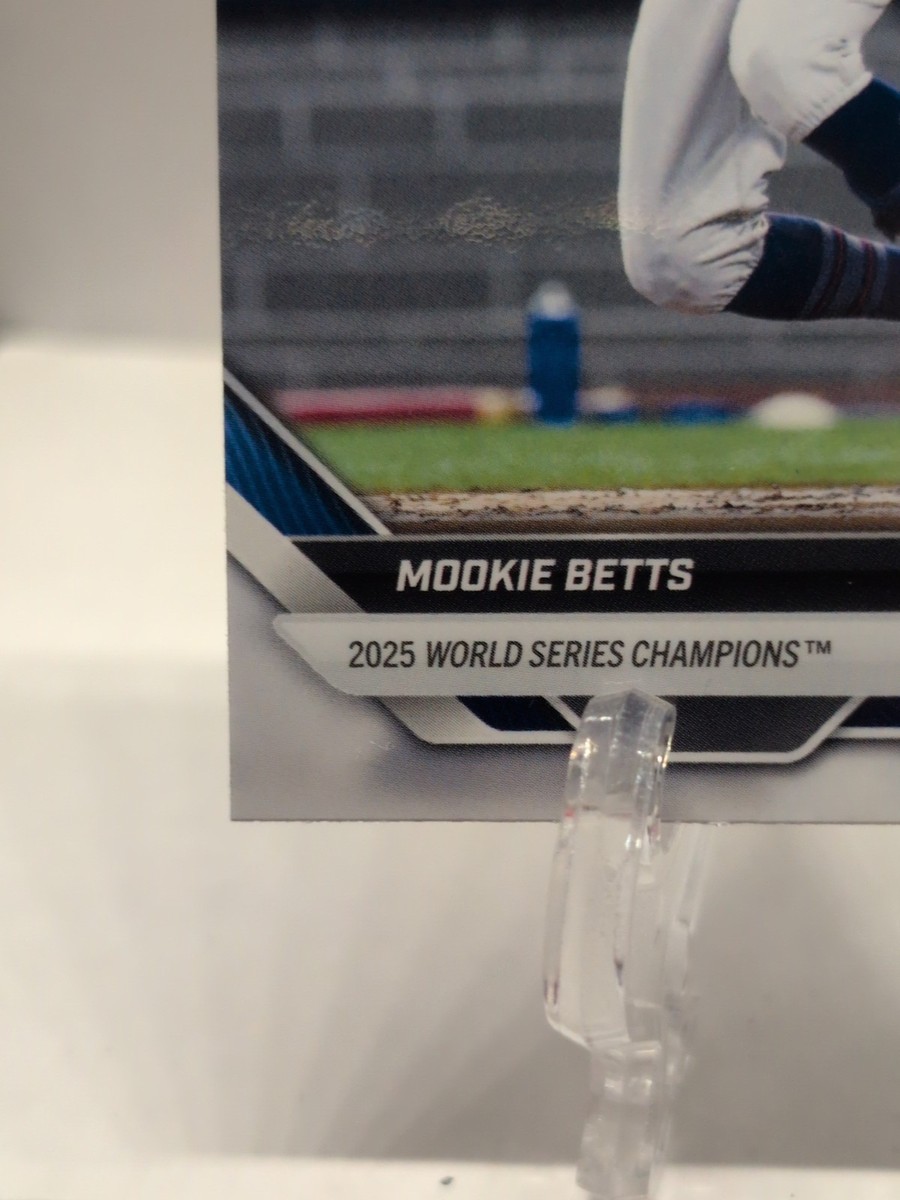2025 Topps Now World Series Champions Mookie Betts #WS-2SP Short