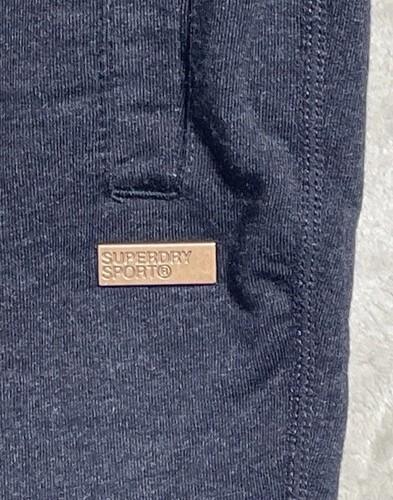 Superdry Sport Jogger Women's Size 10 Gray Pull On Elastic Waist Logo Sweatshirt - Picture 6 of 10