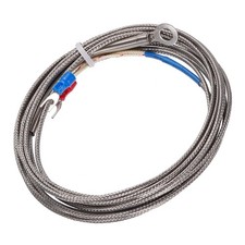 K Type Thermocouple Temperature Sensor 6mm Ring Probe 10ft Wire 0 to 600 C
