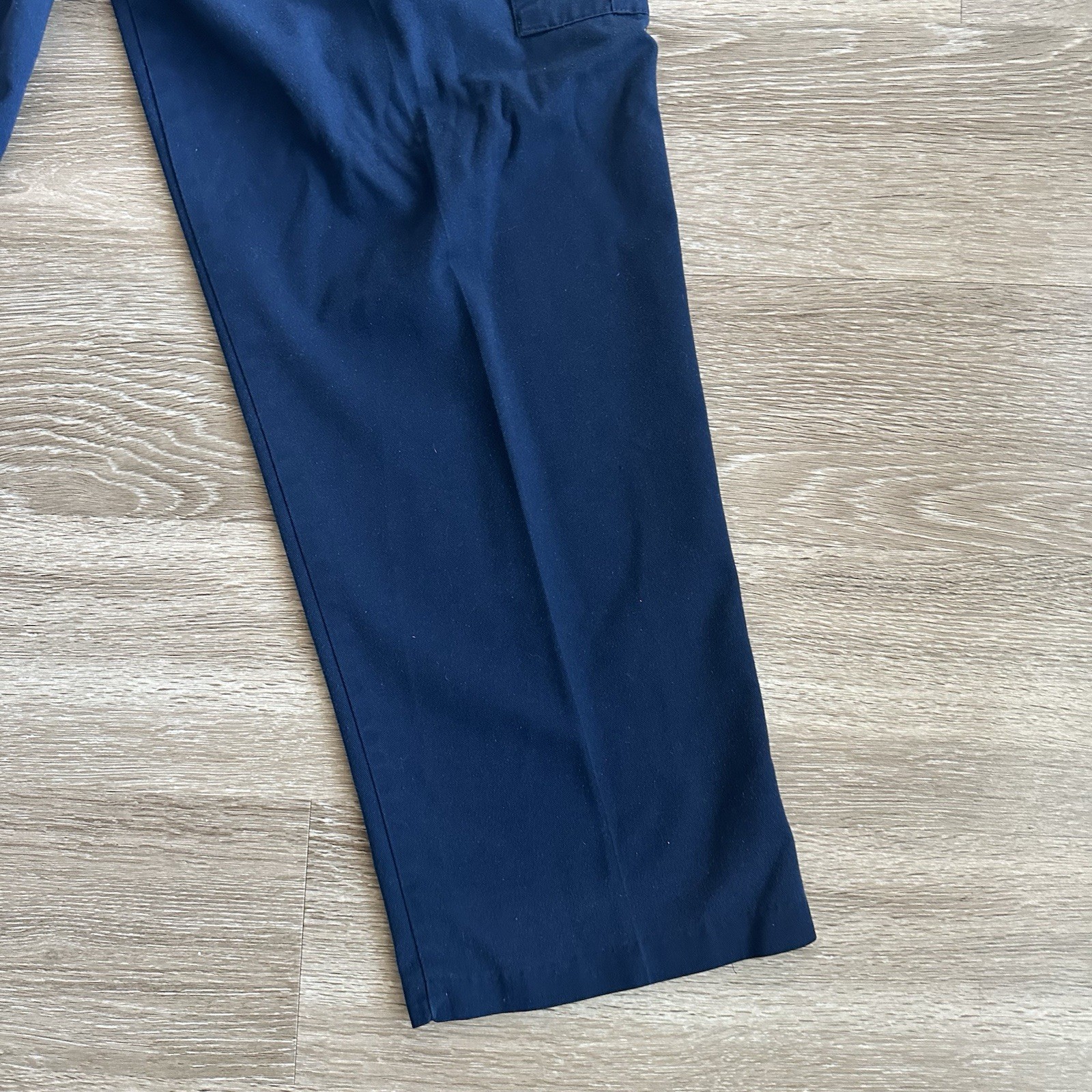 Cintas Work Uniform Straight Leg Cargo  Pants Navy Blue Men’s 34