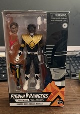 Hasbro Power Rangers Lightning Collection MMPR Black Ranger With Dragon Shield
