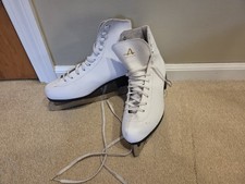 Women's Size US 8 American White Ice Skates