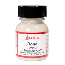 Angelus Bone Acrylic Leather Paint 1 Oz Wide Application Quick Drying Usa Made