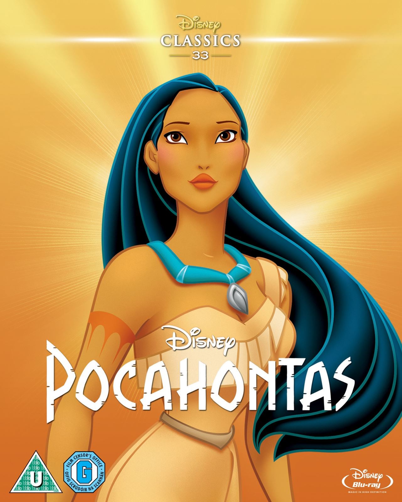 Disney Pocahontas Blu-ray 2012 Classics 33 Region Free New Sealed - Image 4