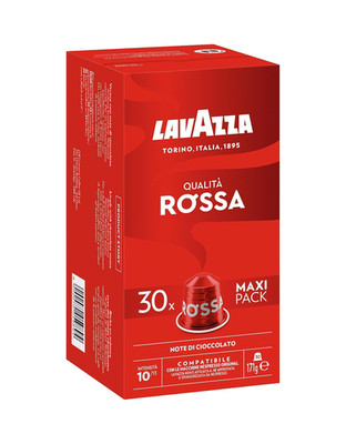 Lavazza Espresso Qualita Rossa 30 Kapseln, Nespresso Kompatibel