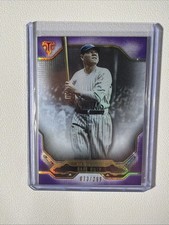 2022 Topps Triple Threads Babe Ruth Amethyst /299 Yankees