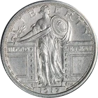 1917-P Type 1 Standing Liberty Quarter Full Head Nice BU Details Nice Eye App...