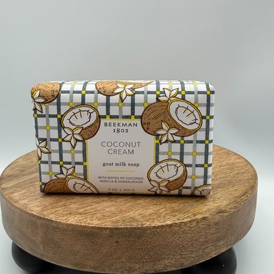 Beekman 1802 Coconut Cream Goat Milk Soap Bar Full Size 9 oz NIP