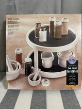 New Non- Skid Two-Tiered Turntable