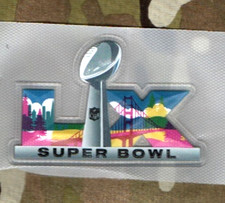 NFL 2025 SUPER BOWL LX 2/8/2026 SEAHAWKS vs PATRIOTS⭐PLASTIC⭐iron-on SB-60 PATCH