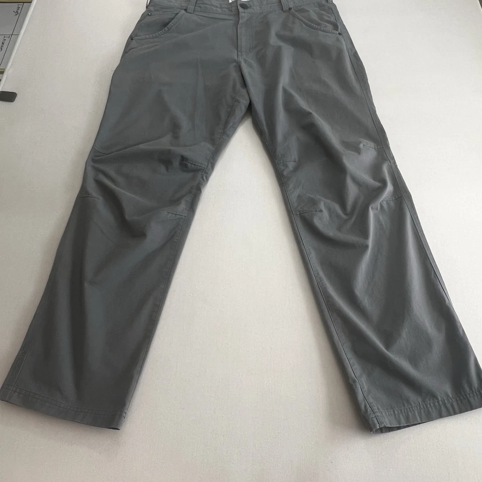 Pantalones de Pesca Simms Para Hombre XL 39 x 32 Gris Algodón Exterior 5 Bolsillos Núcleo de Pescador Foto 3 de 4
