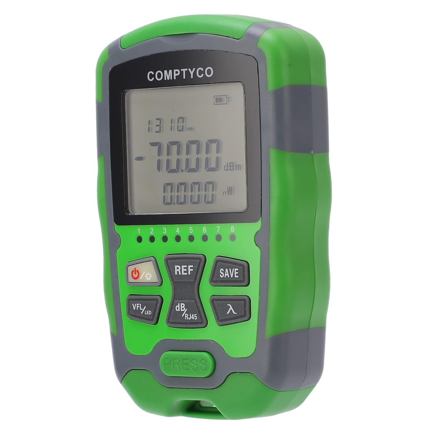 Misuratore Potenza Ottica Alta Resistenza -70~+10 dBm | Tester Fibra