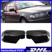 2pcs Spiegelabdeckung Für BMW 3er E46 4 Türen 99-05 Außenspiegelkappen
