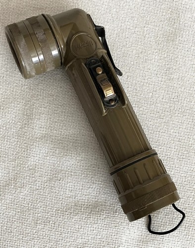 Lampe De Poche Angle Droit Vintage Fulton MX991/U - Camouflage USA - Fonctionnelle