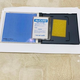 PC Engine Burning Angel Hu Card Vertical Scroll Shooting game Burning Used