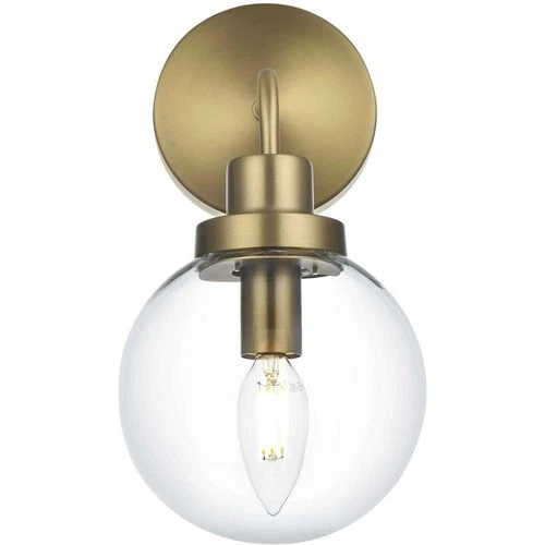 Living District LD7031W8SG Hanson Bathroom Vanity Light Satin Gold - Picture 1 of 8