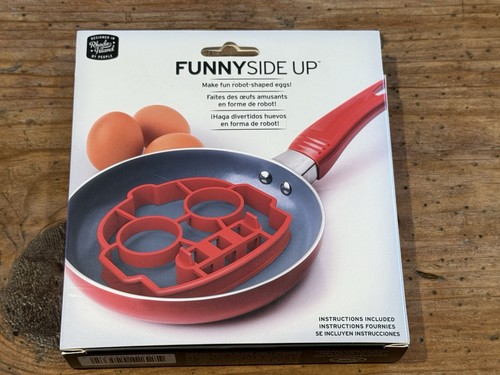 Genuino FRED “Funnyside Up” ROBOT-Face HUEVO MOLDE ¡Nuevo! - Imagen 2 de 4
