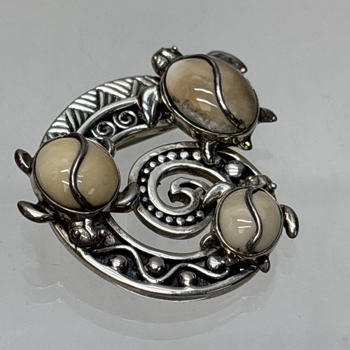 ZEALANDIA 925 Silver Sea Turtle Pin & Pendant Back - Picture 15 of 15