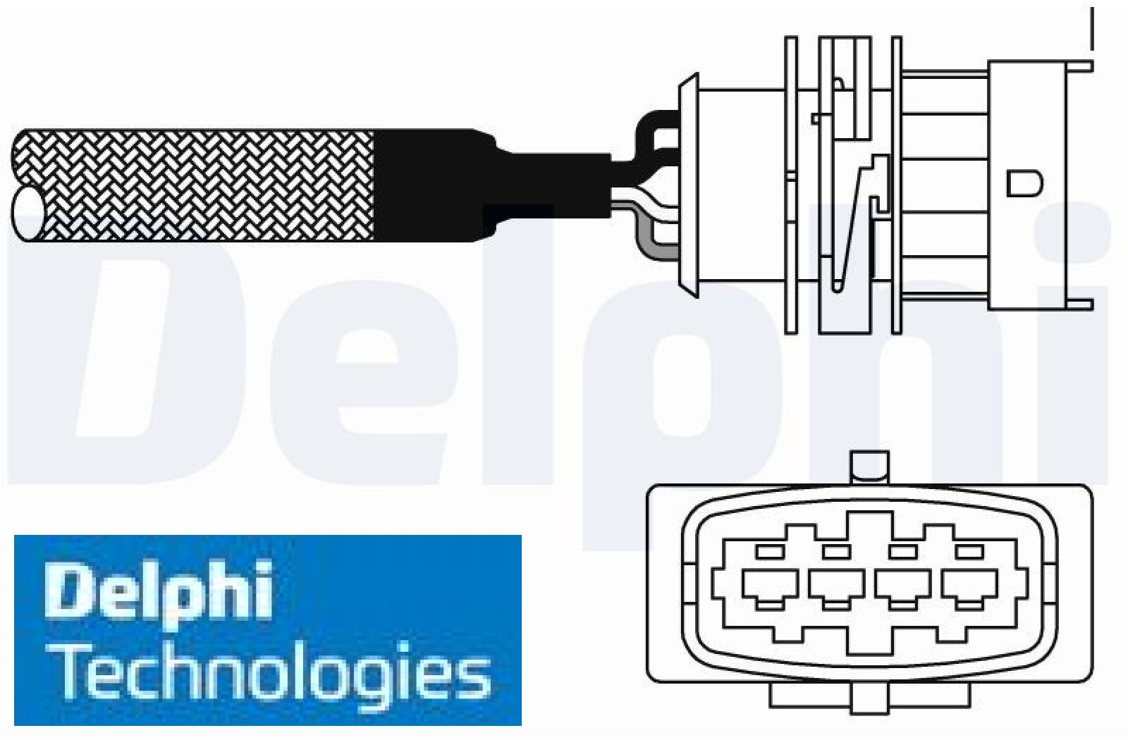 Delphi ES10982-12B1 Lambdasonde Lamdasonde für Opel
