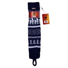 HANDMADE ANDEAN ALPACA BLUE LEG WARMER