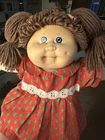 Cabbage Patch Kids 1985 Coleco Girl #3 brown hair poodle double pony