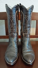 Vintage Cowtown Brown Western Boots Mens Size 9 D Leather