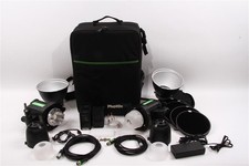Kit de batería y luces de estudio Phottix Indra 500 TTL usadas - 2 luces