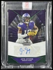 JUSTIN JEFFERSON 2022 PANINI CHRONICLES PARAMOUNT SIGNATURES GREEN AUTO 5/5