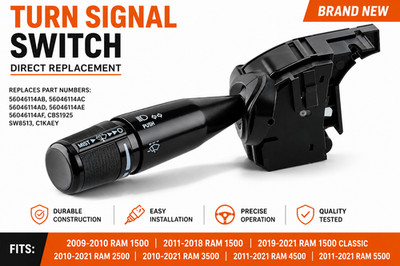 Turn Signal Switch For 2009-2021 Ram 1500 2500 3500 4500 5500 56046114AF NEW