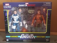 Hasbro Marvel Legends Gamerverse Punisher & Nick Fury 6  Scale Action Figure NIB