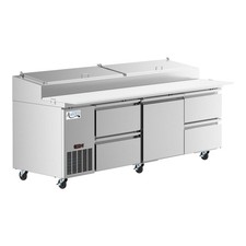 93 1 Door Refrigerated Pizza Prep Table with ...