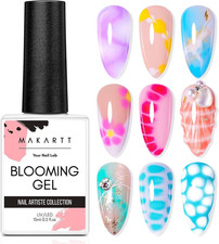 Blooming Gel Nail Polish - 15Ml Clear Soak off UV LED Blossom Gel Nail Polish fo