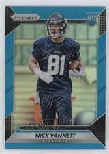 2016 Panini Prizm Rookie Light Blue Prizm 197/199 Nick Vannett #236 e6j
