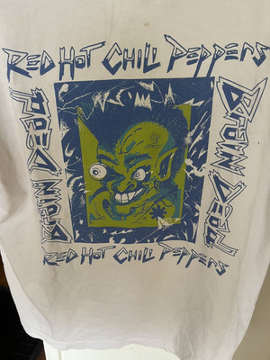 Brain Dead x Red Hot Chili Peppers Graphic Tee New White cotton S-5XL PA1665