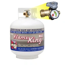 Flame king 20 lb Propane Tank Refillable Cylinder with OPD Valve and Gauge